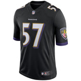 Men's Baltimore Ravens C.J. Mosley Black Speed Machine Limited Player Jersey
